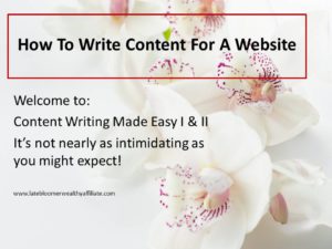 How To Write Content For A Website