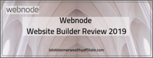 Webnode Website Builder Review 2019