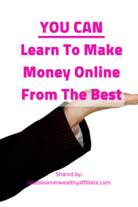 You Can Learn To make Money Online From The Best